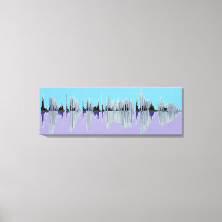 Un lienzo musical de ondas sonoras único y elegant