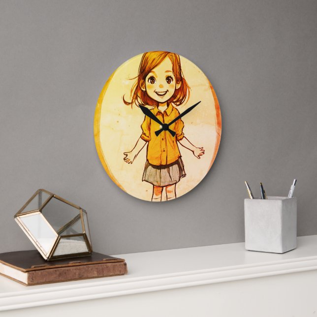 Un lindo reloj de pared chica (Oficina)