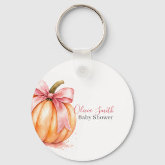Un llavero para baby shower de una pequeña y dulce