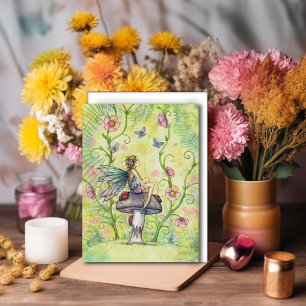 Un lugar feliz Hada Floral Arte de Fantasía