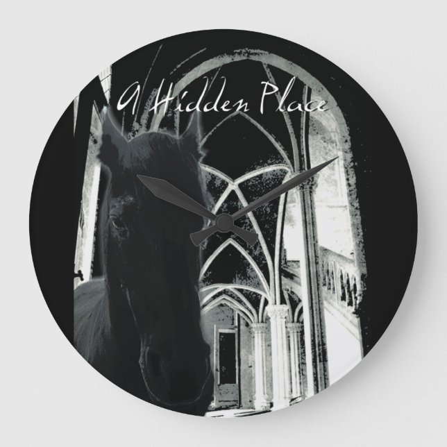 Un lugar ocultado - reloj de pared (Anverso)