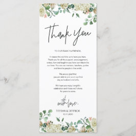 Un lugar romántico moderno - Gracias - Tarjeta