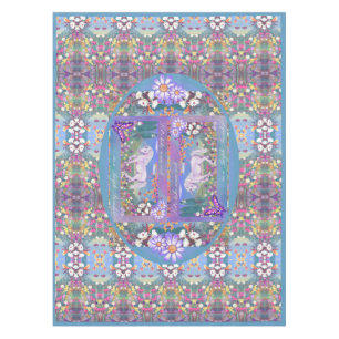 Un mantel de paraíso morado