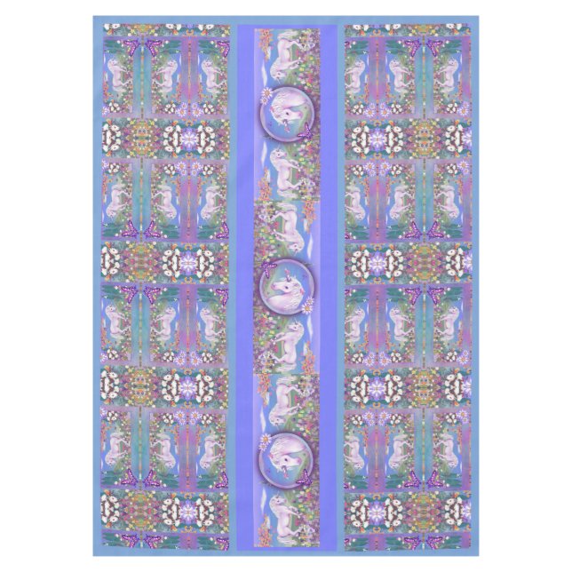 Un mantel paradisíaco morado (Anverso)