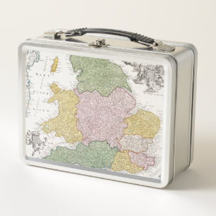 Un mapa de Inglaterra el 1760