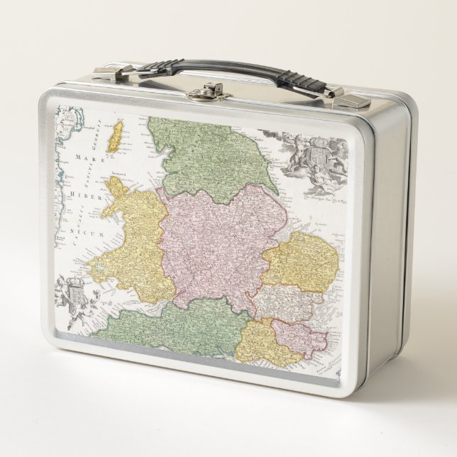 Un mapa de Inglaterra el | 1760 (Anverso)