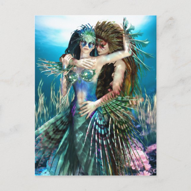 Un mar de amor y una postal de belleza (Anverso)