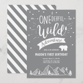 Un maravilloso muchacho de invitaciones a cumpleañ