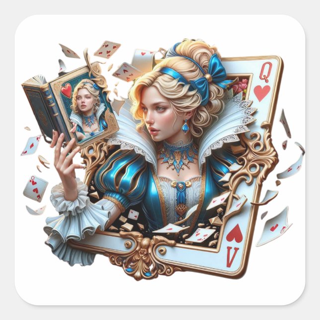 Un maravilloso pegatina de historias (Anverso)