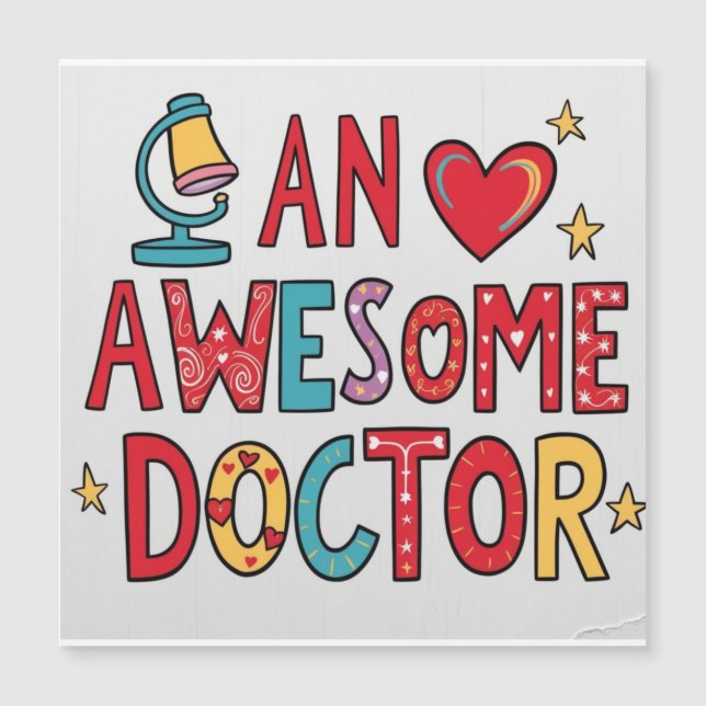 Un médico increíble. Regalo de agradecimiento  (Anverso)