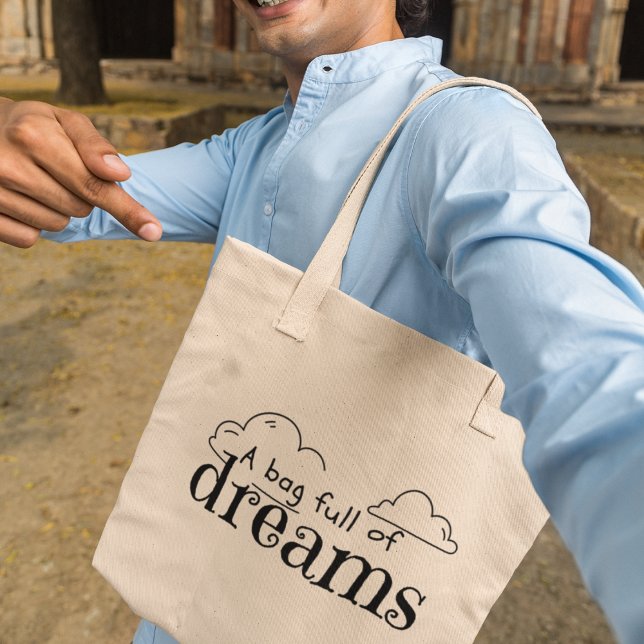 Un mensaje inspirador de una bolsa llena de sueños (Dream Big!)