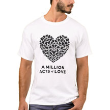 Un millón de actos de amor - camiseta