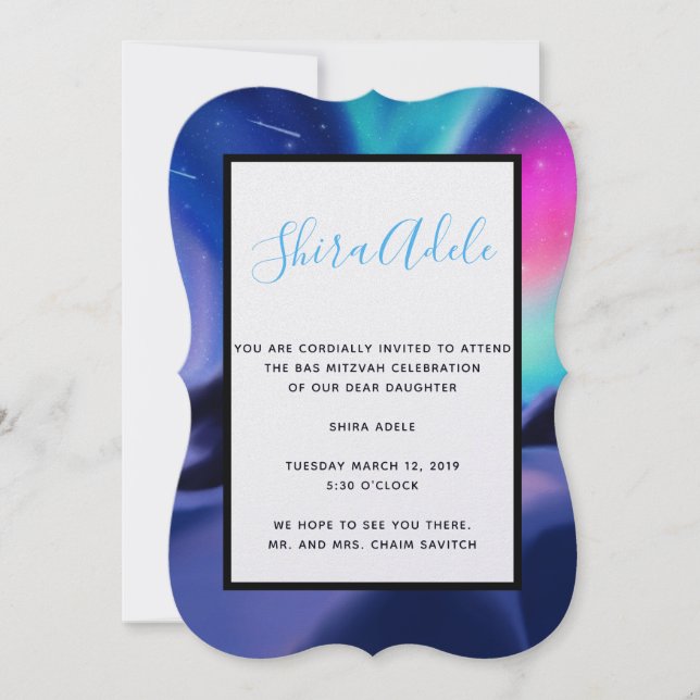 Un Millón de Aurora Sueña Invitación (Anverso)