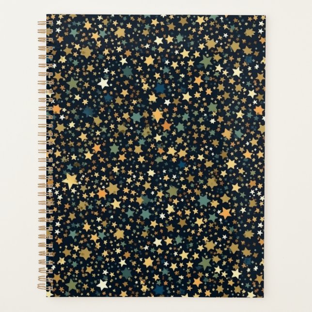 Un millón de estrellas planificador de Chiyogami (Anverso)