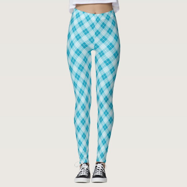 Un modelo que muestra leggings de cintura alta (Anverso)