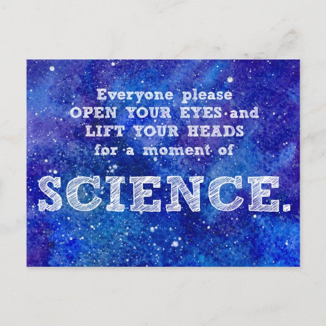 Un momento de postal de la protesta de la CIENCIA (Anverso)