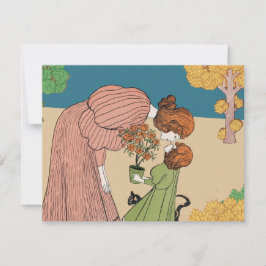 Un momento en el florecimiento - Madre y hijo de é