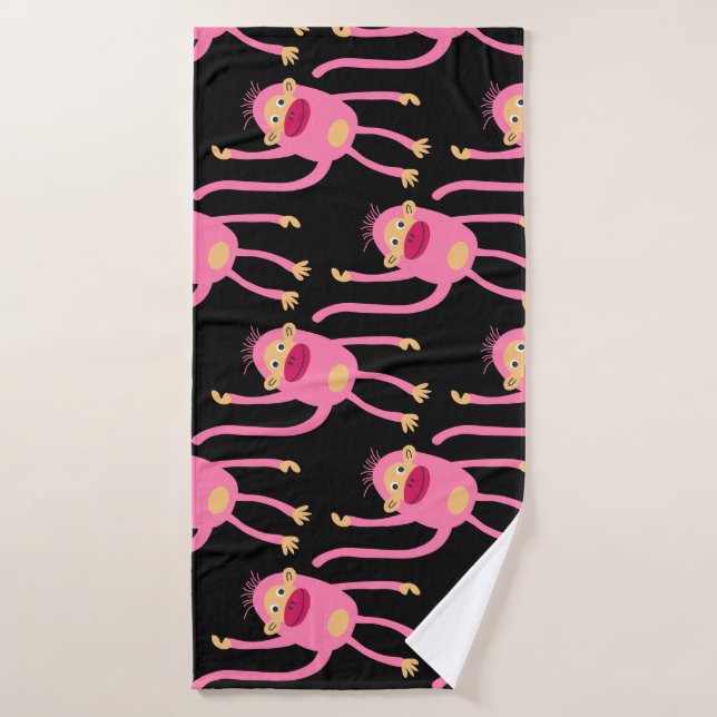 Un mono pequeño y lindo (Toalla de baño)