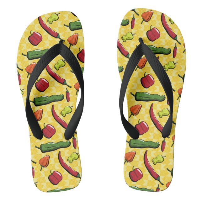 Un mundo de chanclas de chiles (Plantilla)