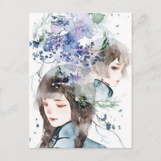 Un mundo de fantasía y belleza, postal