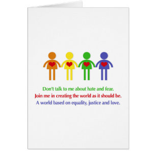 Un mundo de igualdad, justicia y amor