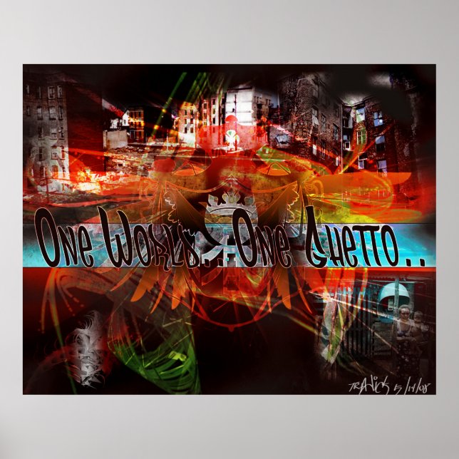 Un mundo. Un Ghetto. Póster (Frente)