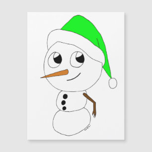 un muñeco de nieve chibi