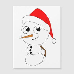 un muñeco de nieve chibi