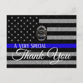 UN MUY ESPECIAL AGRADECIMIENTO TARJETA POSTAL DE A