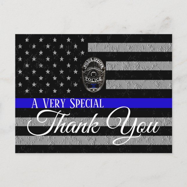 UN MUY ESPECIAL AGRADECIMIENTO TARJETA POSTAL DE L (Anverso)