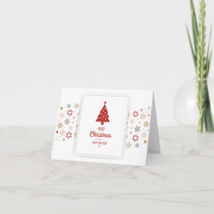Un muy feliz anuncio de embarazo navideño