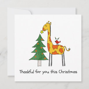 Un Navidad agradecido - Giraffe