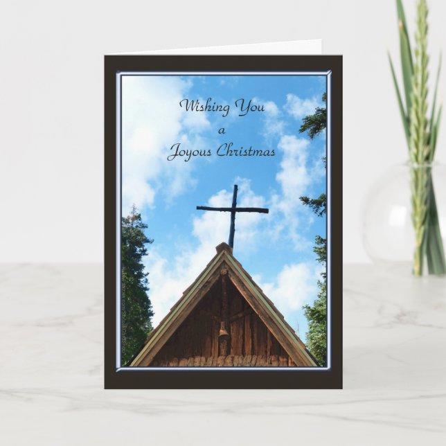 Un Navidad joyous, antigua iglesia del país (Anverso)