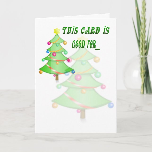 Un Navidad promete un masaje de cabeza_tarjeta (Anverso)