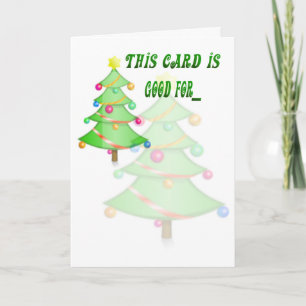 Un Navidad promete un masaje de cabeza_tarjeta