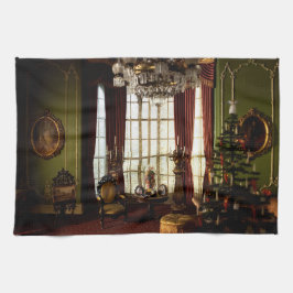 Un Navidad victoriano - Toalla de cocina