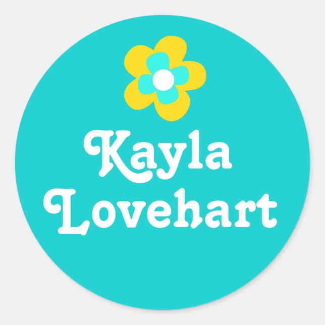 Un niño se llamaba pegatina de chicas blancos de c (Anverso)