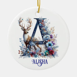 Un nombre de adorno navideño