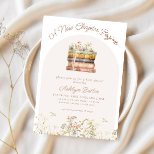 Un nuevo capítulo comienza la invitación a Baby Sh