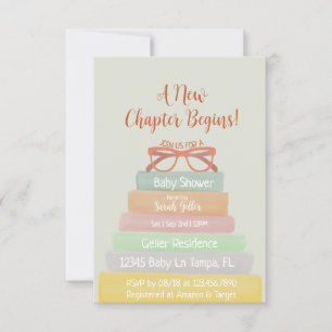 Un nuevo capítulo inicia la invitación de Baby Sho