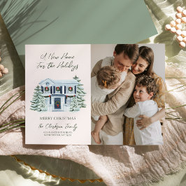 Un Nuevo Hogar Para Las Fiestas Tarjeta De Navidad