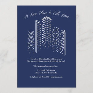 Un nuevo lugar para llamar la invitación a casa de
