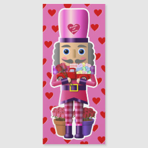 Un nutcracker de San Valentín con un pequeño camió