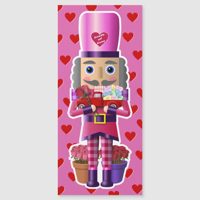 Un nutcracker de San Valentín con un pequeño camió (Anverso)