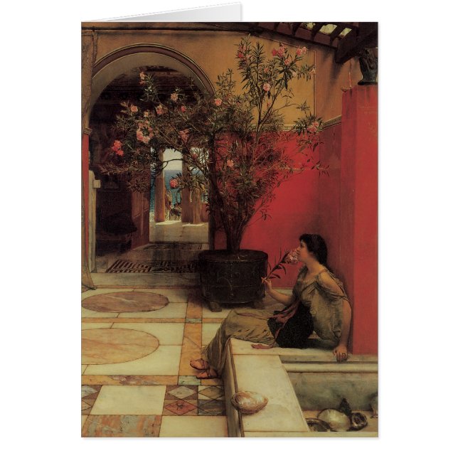 Un óletro de Alma Tadema, flores de época (Frente)
