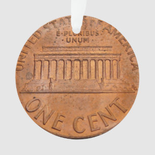 un ornamento del navidad del centavo