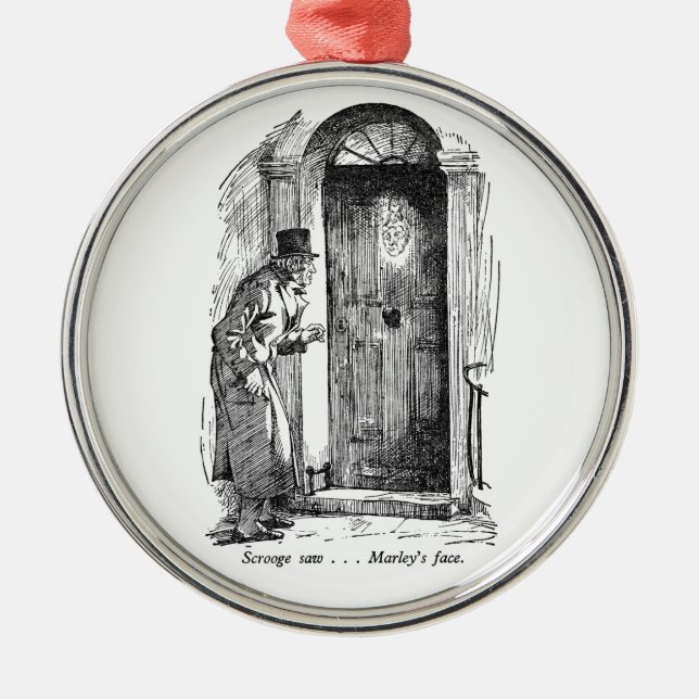 Un ornamento del villancico del navidad - la cara (Frente)