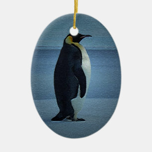 Un ornamento perfecto del navidad del pingüino