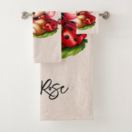 Un oso de peluche vestido como un insecto de labio