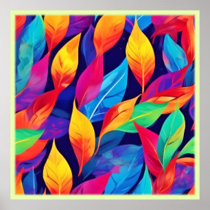 Un otoño vibrante deja arte abstracto